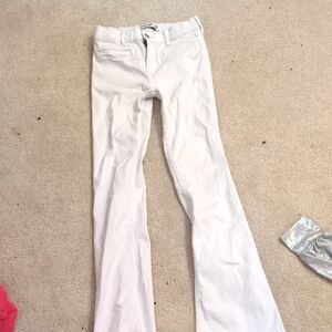Abercrombie & Fitch White Denim Jeans